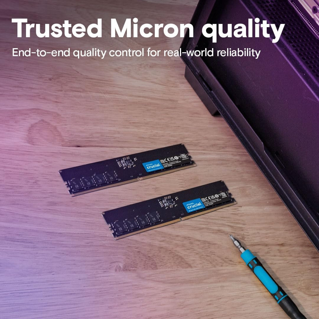 High-Performance 8GB DDR5 RAM - 4800MHz UDIMM Memory for 13th Gen Intel & AMD Ryzen 7000