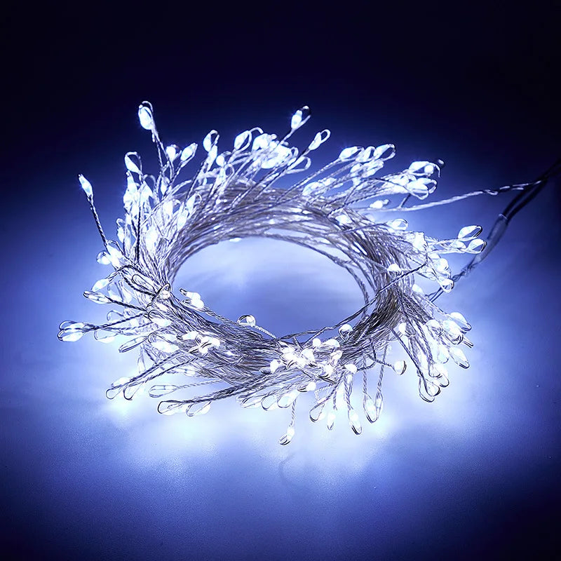 USB Power LED Firecracker String Christmas Lights