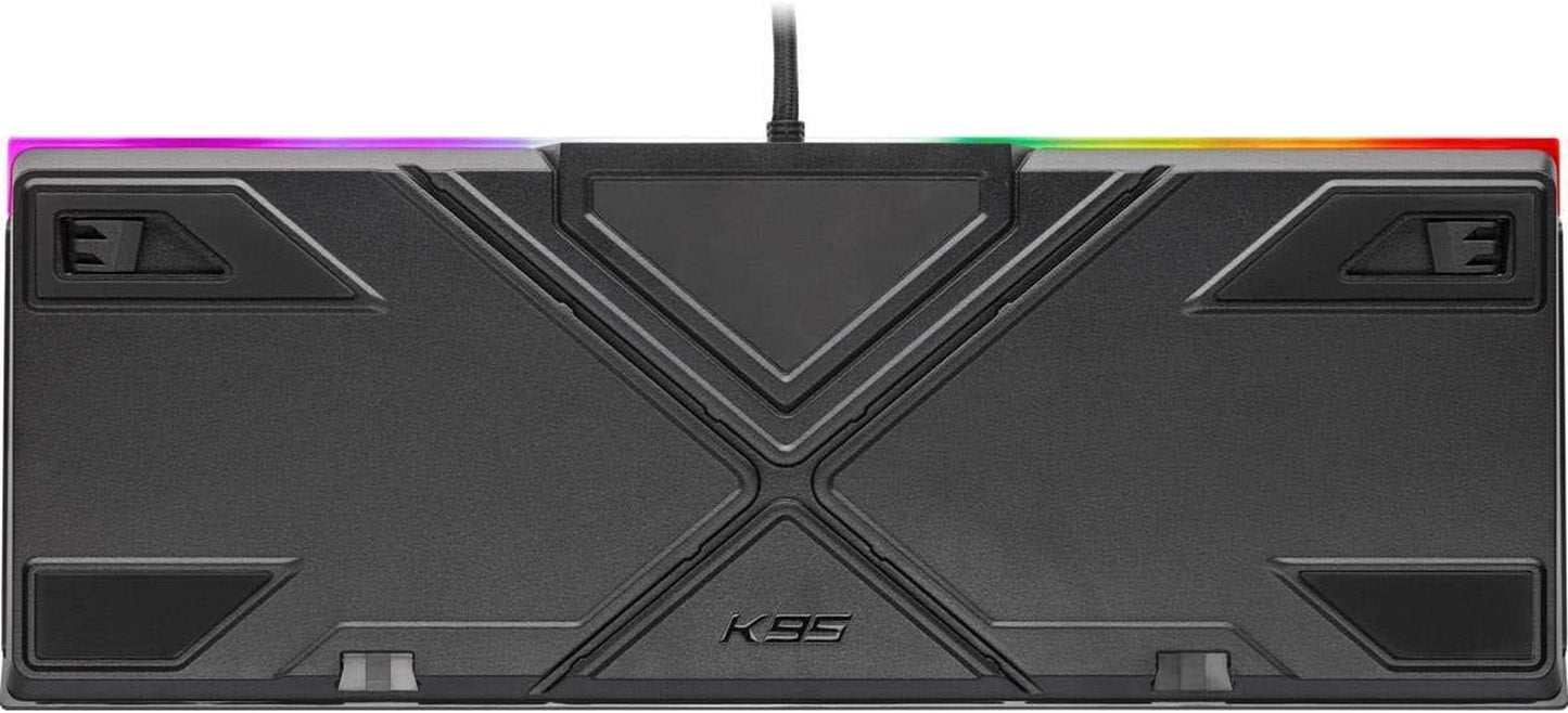 K95 RGB Platinum XT Mechanical Gaming Keyboard - Customizable Backlit RGB LED, Cherry MX Brown Switches, Sleek Black Design