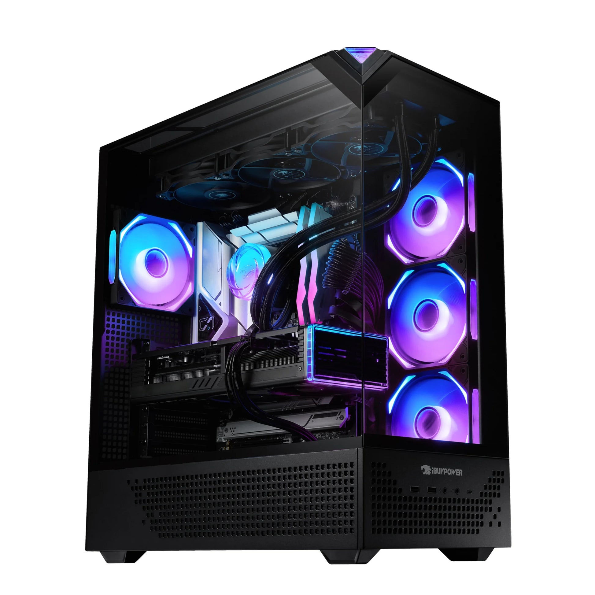 Element Pro Black Gaming PC - Intel i9 14900KF, NVIDIA RTX 5070, 32GB RAM, 2TB SSD, Windows 11