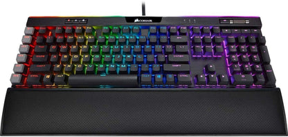 K95 RGB Platinum XT Mechanical Gaming Keyboard - Customizable Backlit RGB LED, Cherry MX Brown Switches, Sleek Black Design