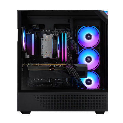 High-Performance Element Black Gaming PC | Intel Core i9-14900F, NVIDIA RTX 5070 12GB, 32GB RAM, 1TB SSD, Windows 11