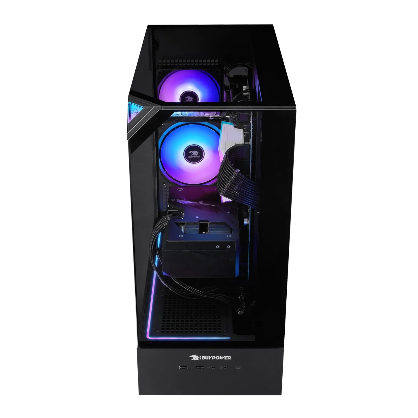 High-Performance Element Black Gaming PC | Intel Core i9-14900F, NVIDIA RTX 5070 12GB, 32GB RAM, 1TB SSD, Windows 11