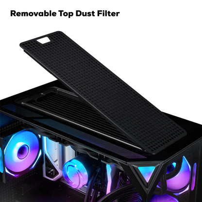 Element Pro Black Gaming PC - Intel i9 14900KF, NVIDIA RTX 5070, 32GB RAM, 2TB SSD, Windows 11