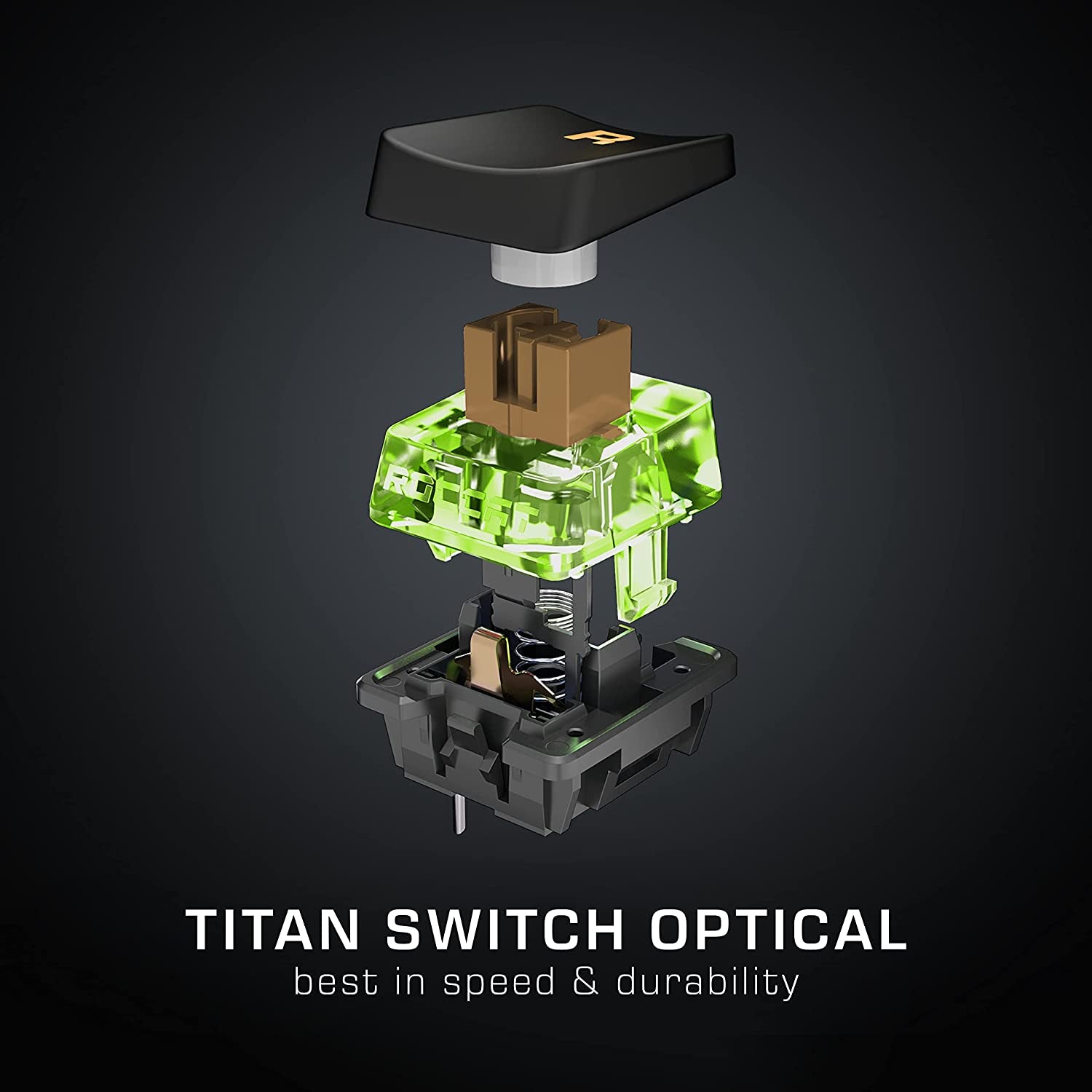 Vulcan TKL RGB Gaming Keyboard - Compact Tenkeyless Design with Titan Switches and Anodized Aluminum Finish