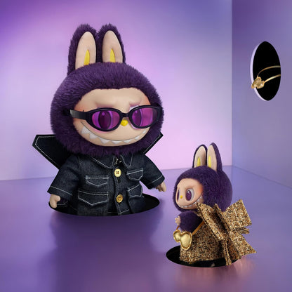 LABUBU × Pronounce - Wings of Fortune Vinyl Plush Hanging Card,Toys for Modern Home Decor, Collectible Toy Set for Desk Accessories, 1PC