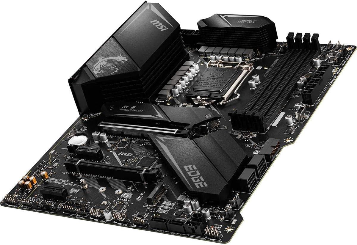 MPG Z490 Gaming Edge WiFi ATX Motherboard - 10th Gen Intel Core, LGA 1200, DDR4, Dual M.2, USB 3.2 Gen 2, Wi-Fi 6, Mystic Light RGB