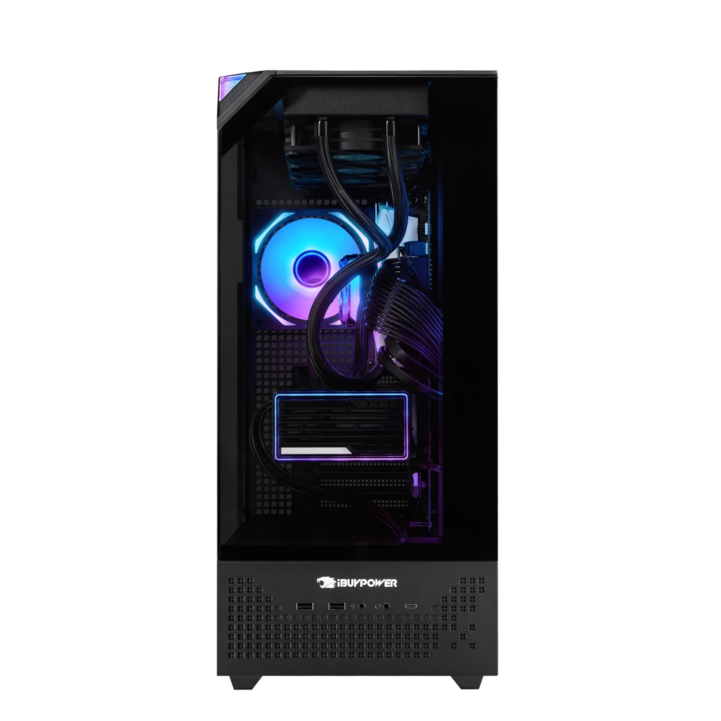 Element Pro Black Gaming PC - Intel i9 14900KF, NVIDIA RTX 5070, 32GB RAM, 2TB SSD, Windows 11