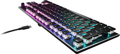 Vulcan TKL RGB Gaming Keyboard - Compact Tenkeyless Design with Titan Switches and Anodized Aluminum Finish