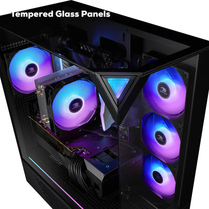 High-Performance Element Black Gaming PC | Intel Core i9-14900F, NVIDIA RTX 5070 12GB, 32GB RAM, 1TB SSD, Windows 11
