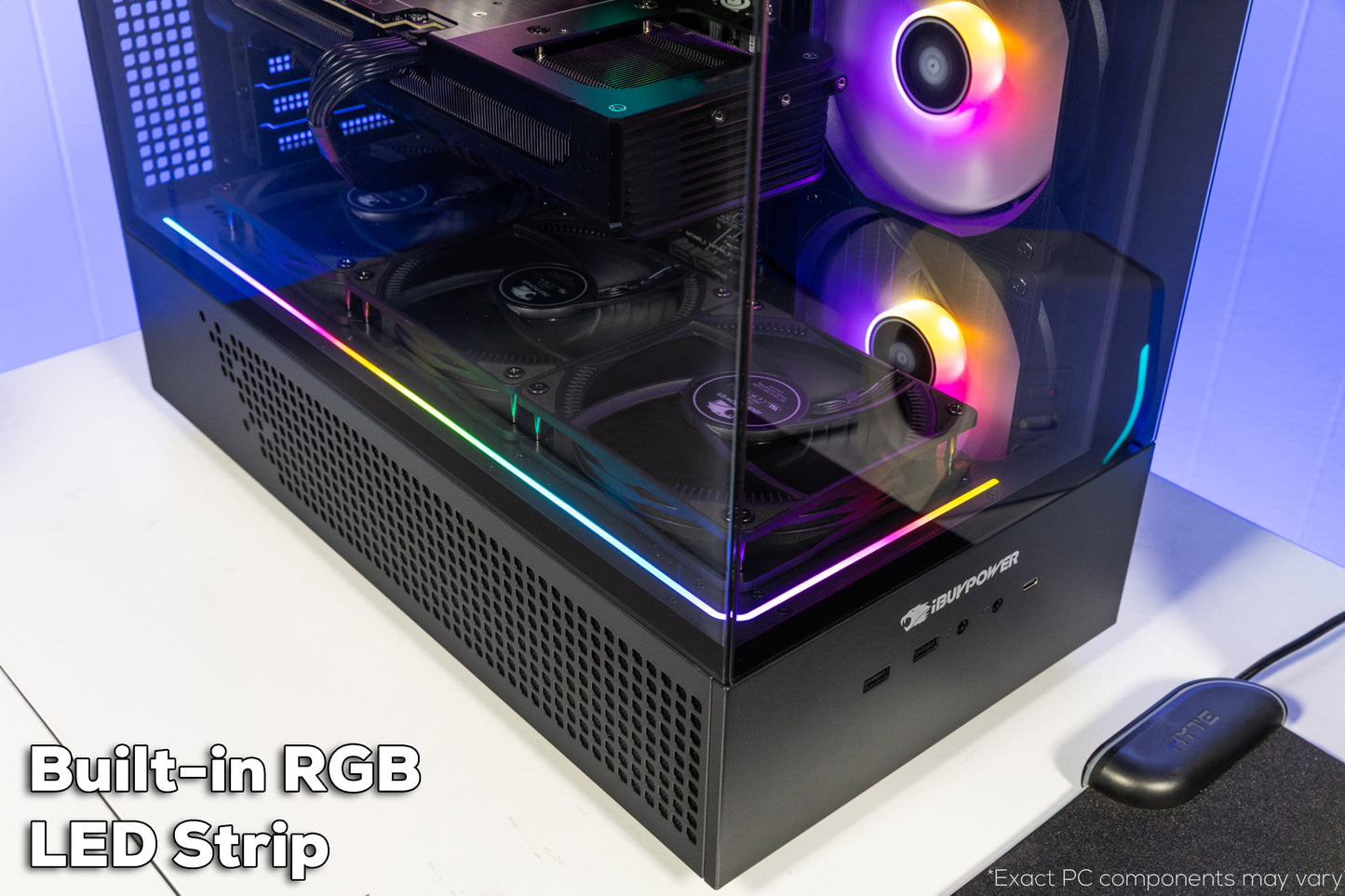 High-Performance Element Black Gaming PC | Intel Core i9-14900F, NVIDIA RTX 5070 12GB, 32GB RAM, 1TB SSD, Windows 11