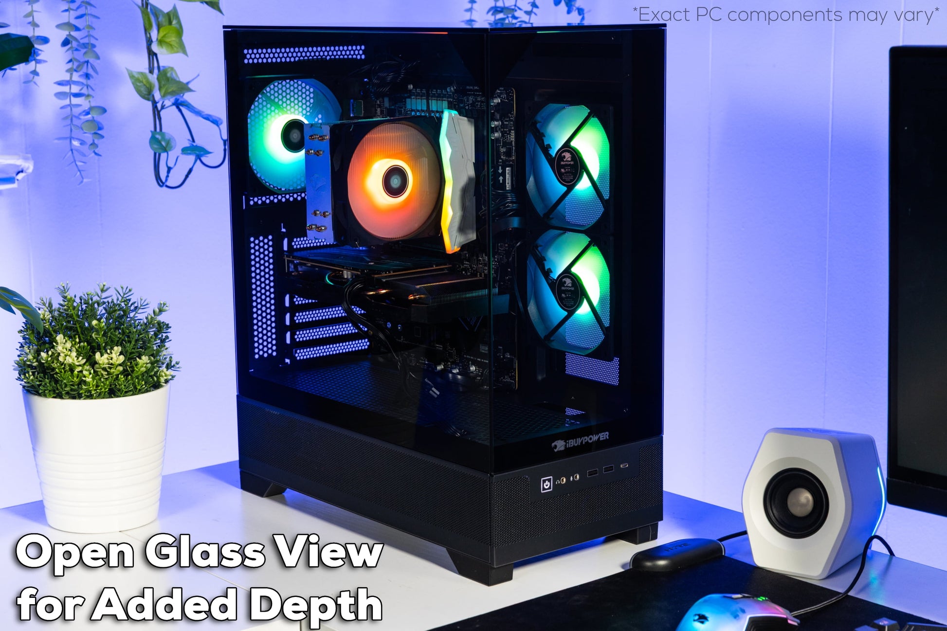 High-Performance Element Black Gaming PC | Intel Core i9-14900F, NVIDIA RTX 5070 12GB, 32GB RAM, 1TB SSD, Windows 11