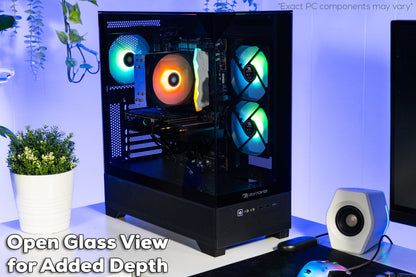 High-Performance Element Black Gaming PC | Intel Core i9-14900F, NVIDIA RTX 5070 12GB, 32GB RAM, 1TB SSD, Windows 11