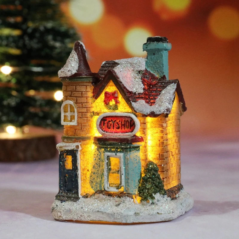 Christmas House Light Decoration – Festive Night Light Ornament for Home, Kids & Holiday Gifting