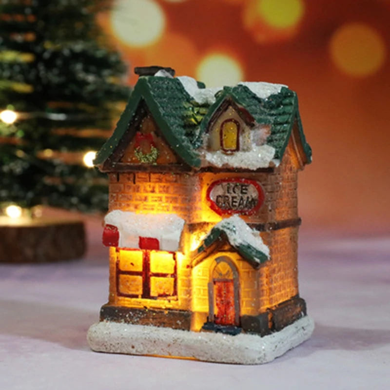 Christmas House Light Decoration – Festive Night Light Ornament for Home, Kids & Holiday Gifting
