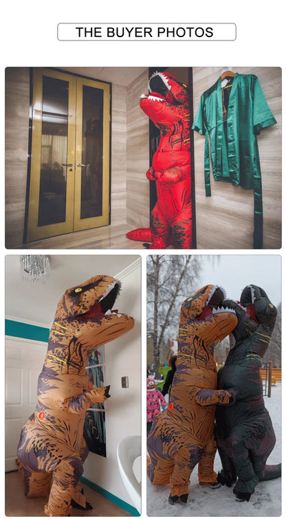 Inflatable Tyrannosaurus Dinosaur Costume