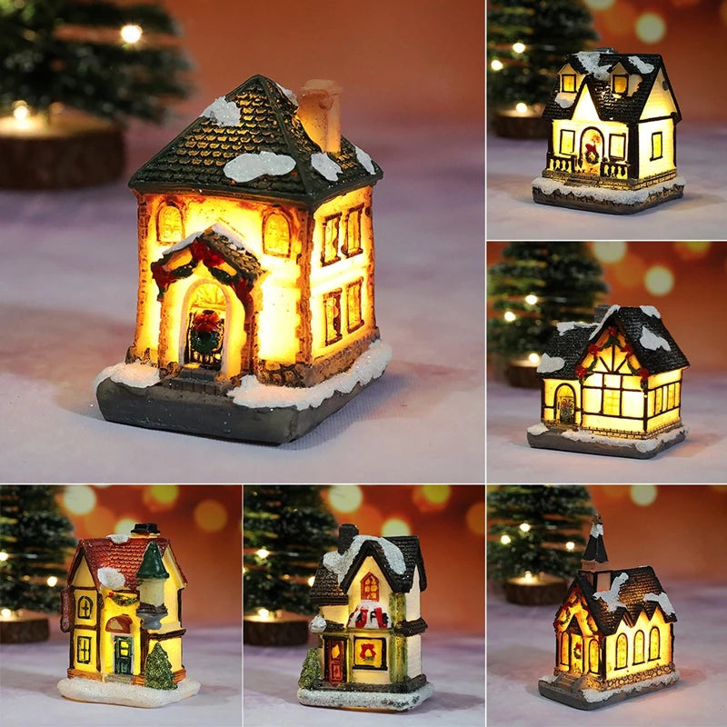 Christmas House Light Decoration – Festive Night Light Ornament for Home, Kids & Holiday Gifting
