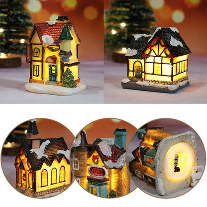 Christmas House Light Decoration – Festive Night Light Ornament for Home, Kids & Holiday Gifting