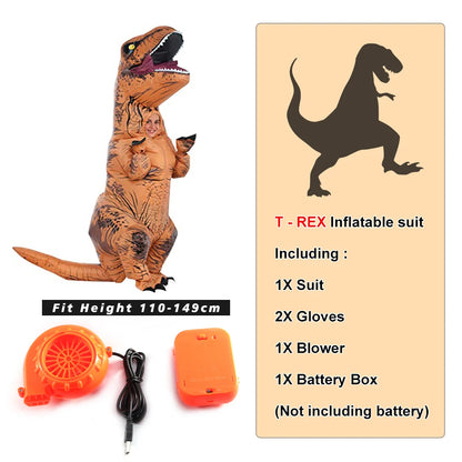 Inflatable Tyrannosaurus Dinosaur Costume