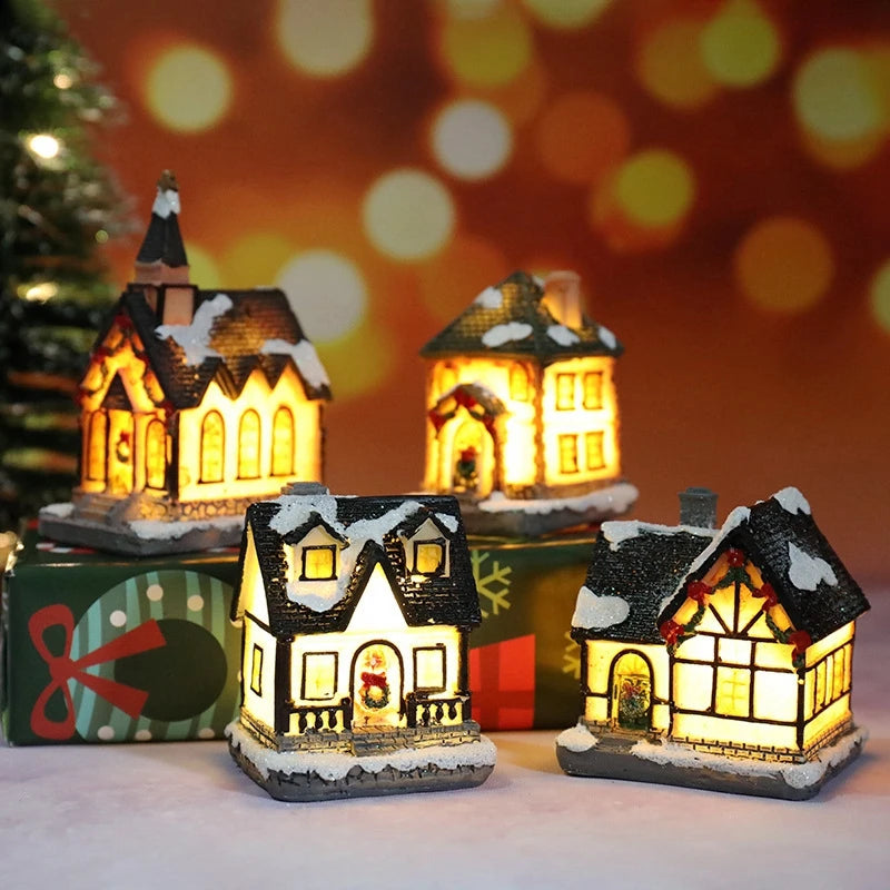 Christmas House Light Decoration – Festive Night Light Ornament for Home, Kids & Holiday Gifting