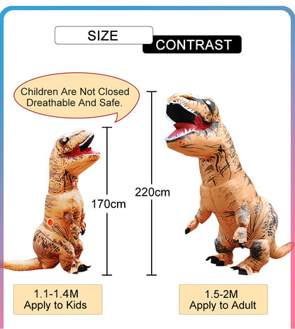 Inflatable Tyrannosaurus Dinosaur Costume
