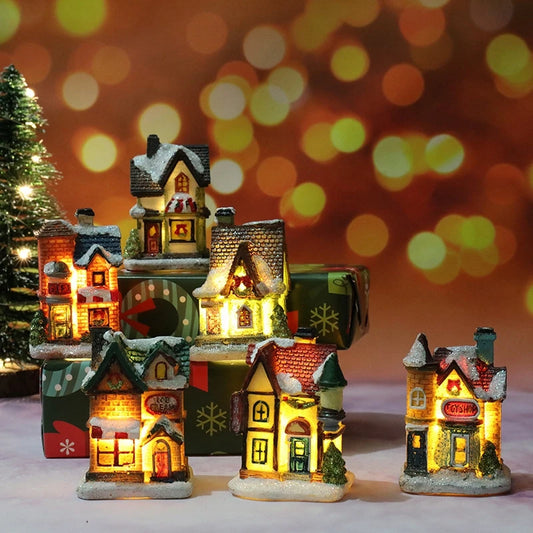 Christmas House Light Decoration – Festive Night Light Ornament for Home, Kids & Holiday Gifting