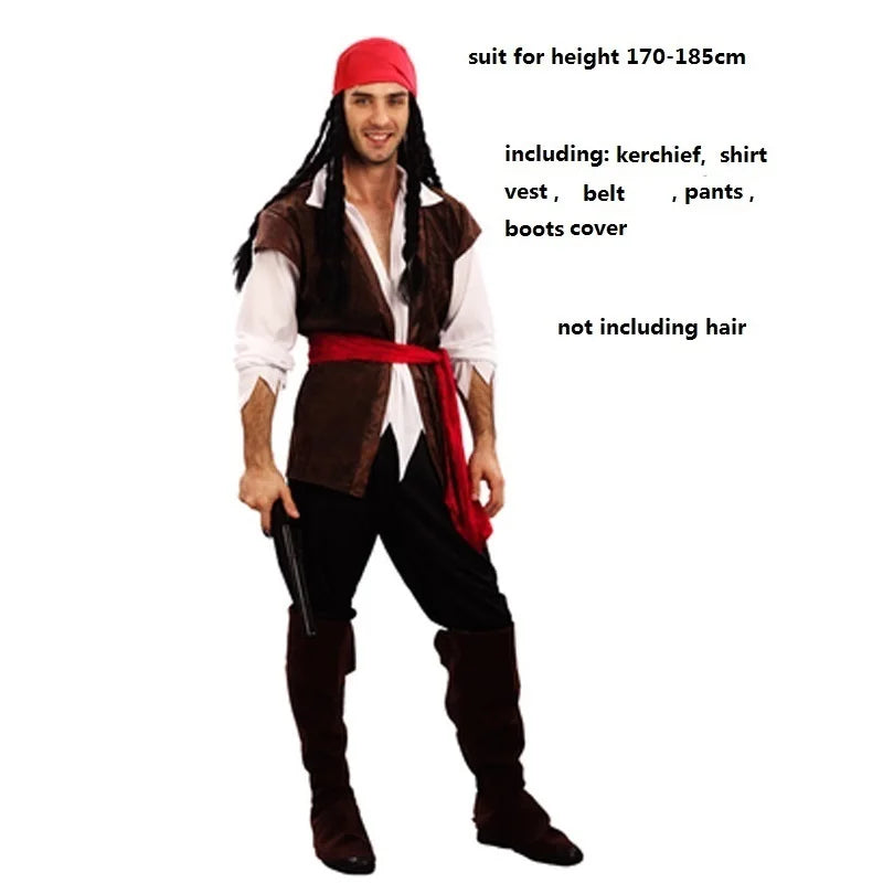 Pirate Costumes for Women Men Adult Halloween