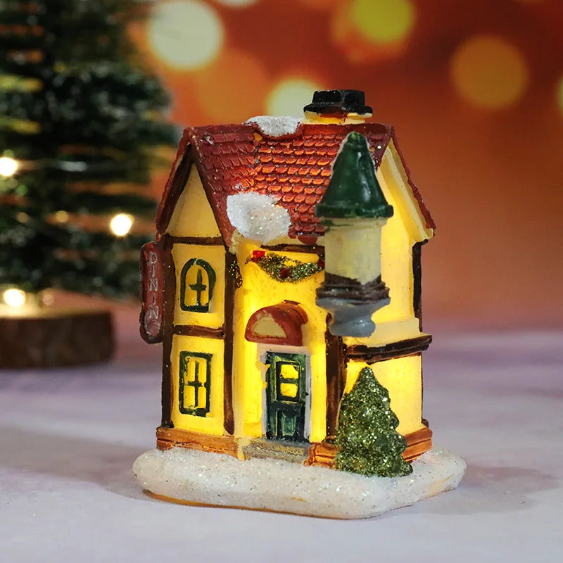 Christmas House Light Decoration – Festive Night Light Ornament for Home, Kids & Holiday Gifting