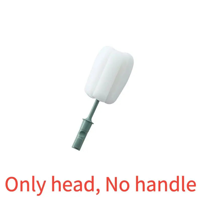 Soft Sponge Cup & Bottle Brush – Long Handle Cleaning Tool