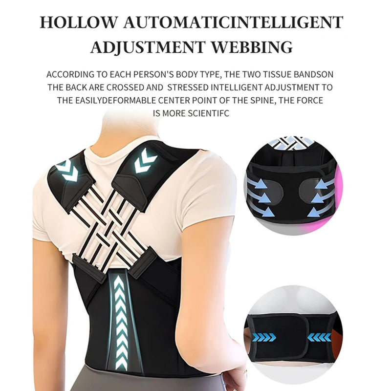 Breathable Back Posture Corrector Brace