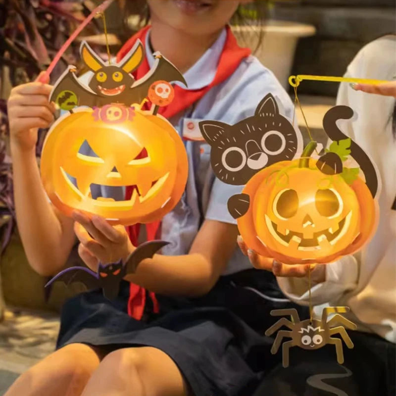 Halloween Pumpkin Lantern Decoration Kit – Creative Party Lanterns for Halloween