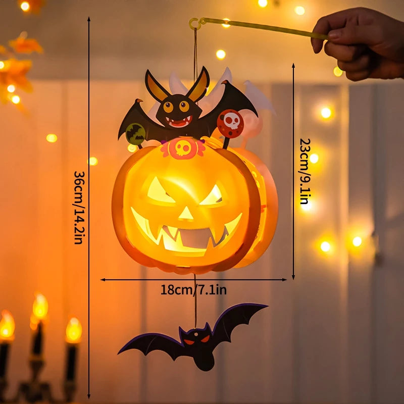Halloween Pumpkin Lantern Decoration Kit – Creative Party Lanterns for Halloween