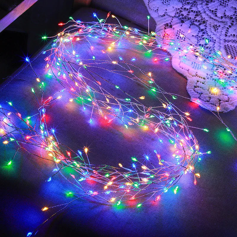 USB Power LED Firecracker String Christmas Lights
