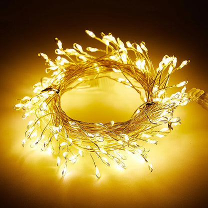USB Power LED Firecracker String Christmas Lights