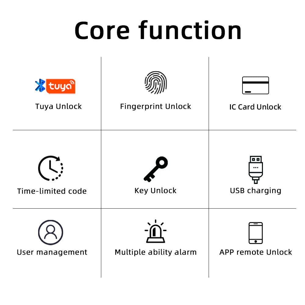 M5 BLE Smart Fingerprint Door Lock