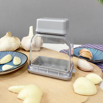 Manual Garlic Press & Grinder – Multi-Function Cutter