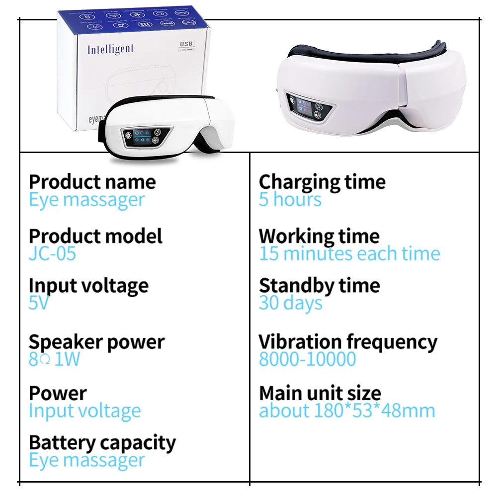 6D Smart Vibration Eye Massager