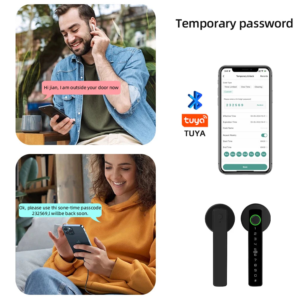 M5 BLE Smart Fingerprint Door Lock