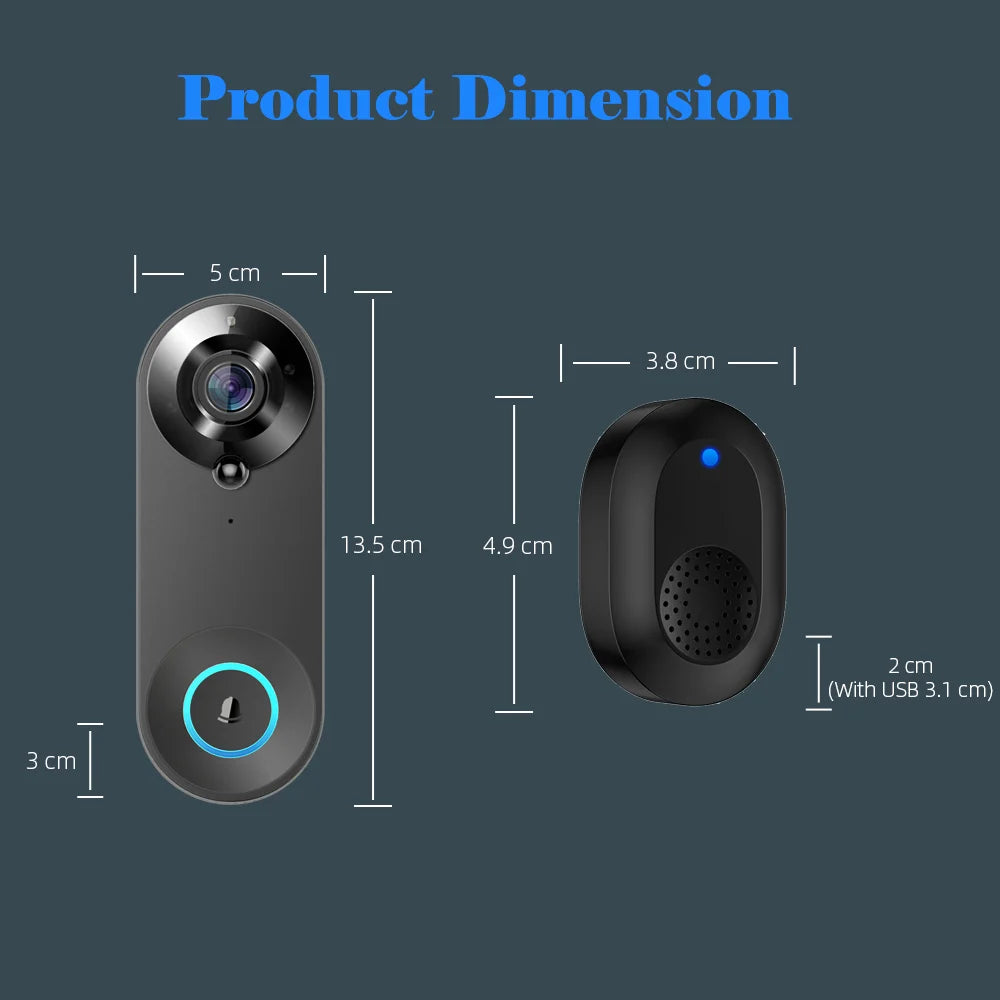 1080P Wireless Video Doorbell Camera