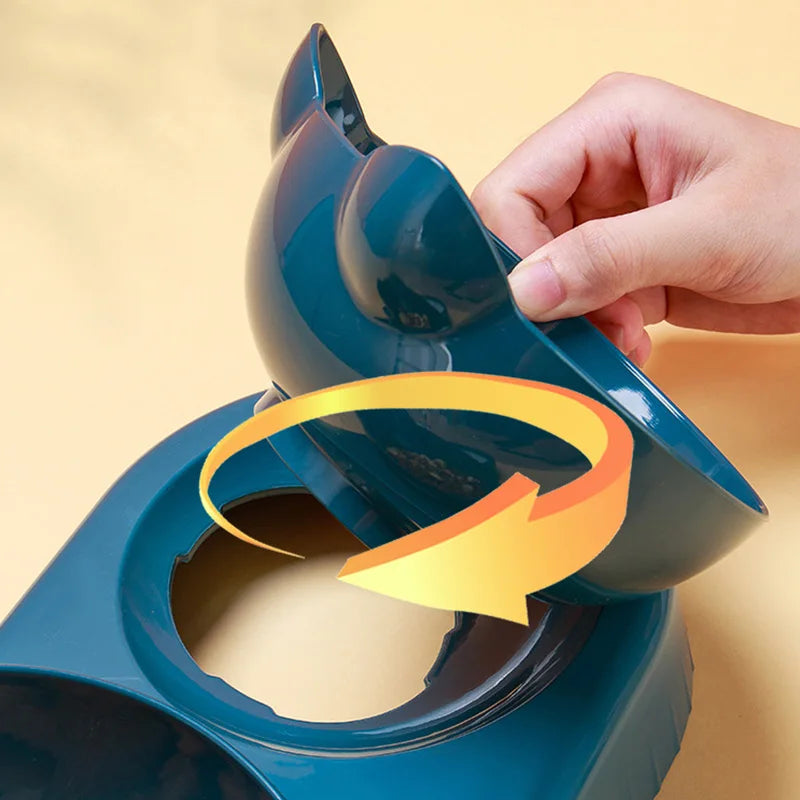 3-in-1 Cat Feeder with Automatic Water Dispenser