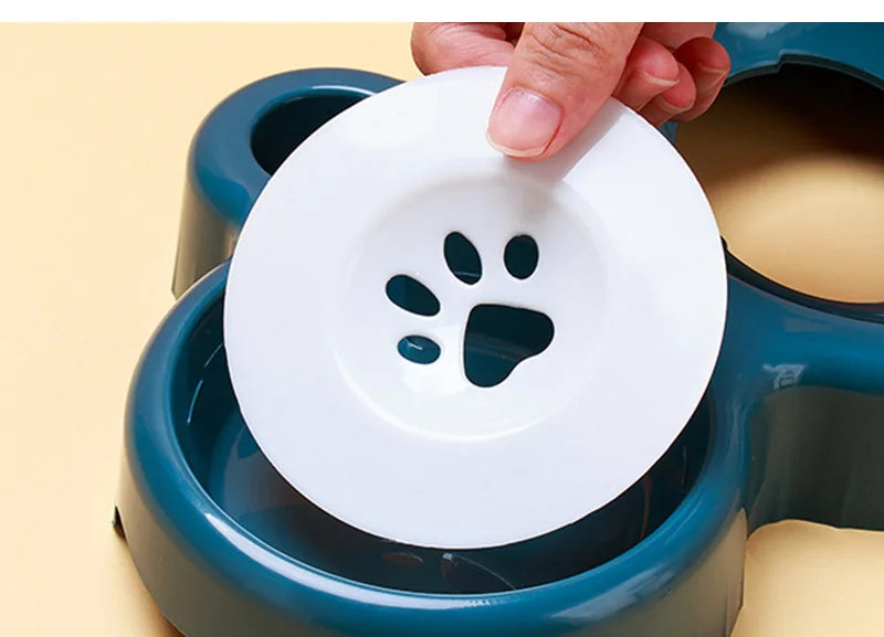 3-in-1 Cat Feeder with Automatic Water Dispenser