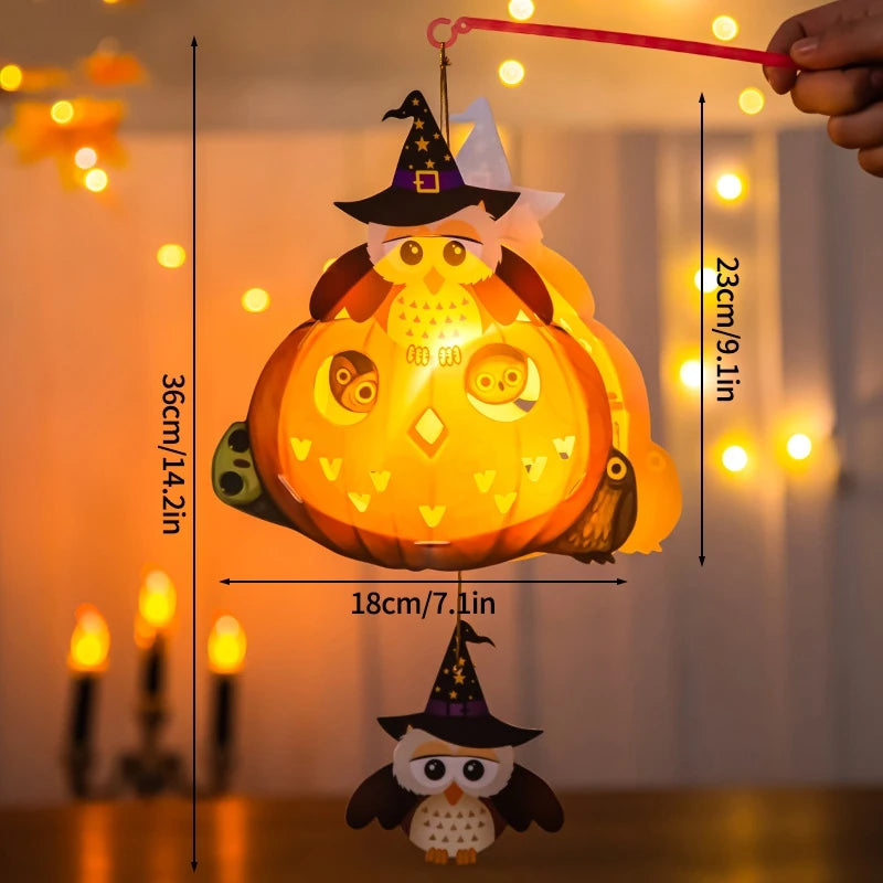 Halloween Pumpkin Lantern Decoration Kit – Creative Party Lanterns for Halloween