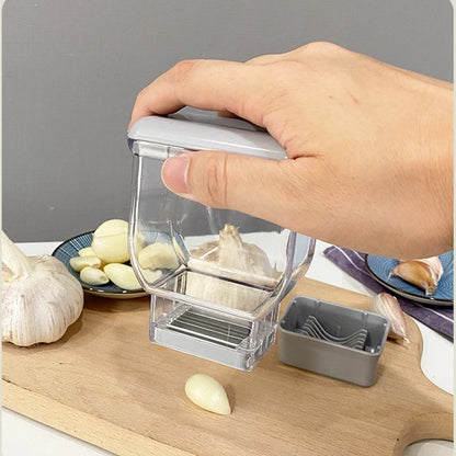 Manual Garlic Press & Grinder – Multi-Function Cutter