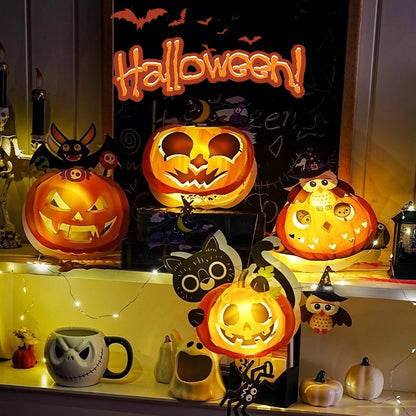 Halloween Pumpkin Lantern Decoration Kit – Creative Party Lanterns for Halloween