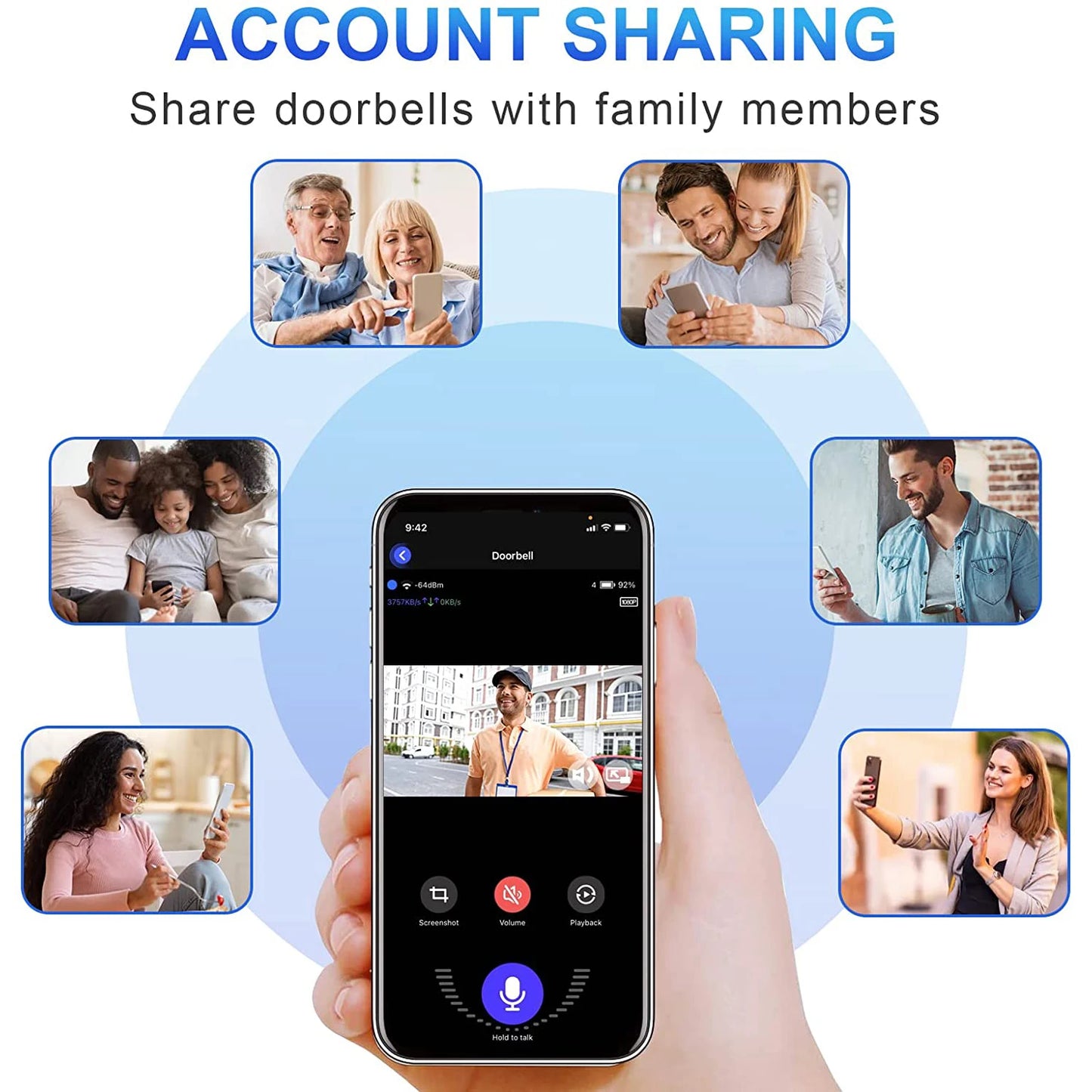 1080P Wireless Video Doorbell Camera