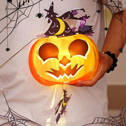 Halloween Pumpkin Lantern Decoration Kit – Creative Party Lanterns for Halloween