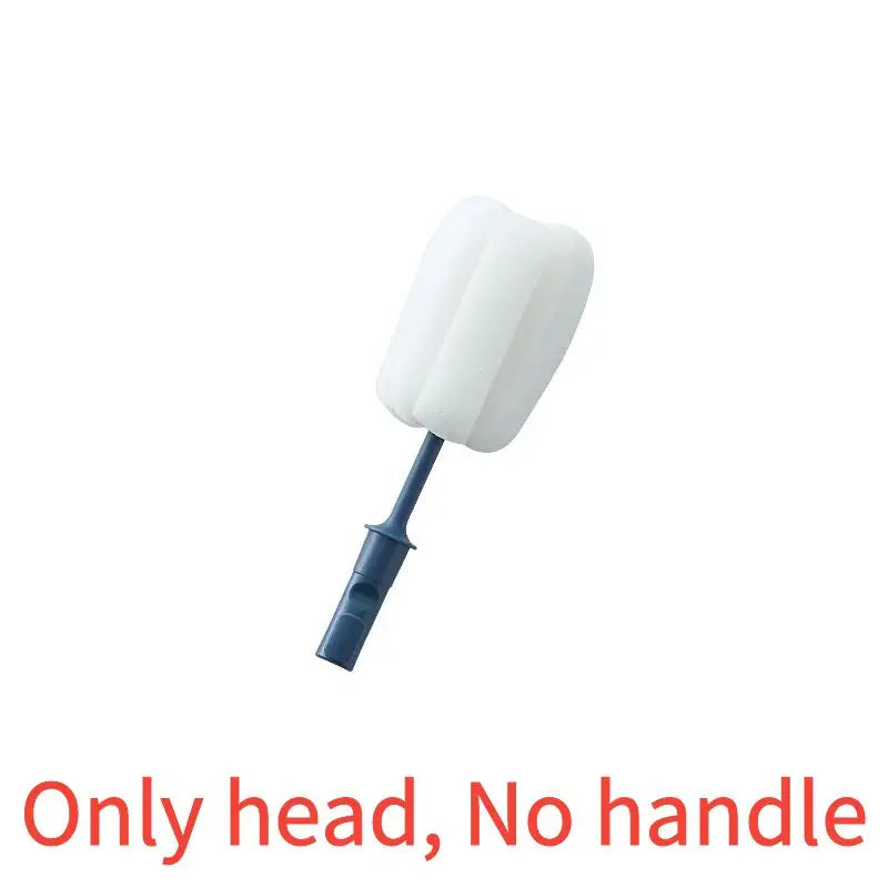 Soft Sponge Cup & Bottle Brush – Long Handle Cleaning Tool