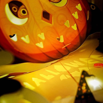 Halloween Pumpkin Lantern Decoration Kit – Creative Party Lanterns for Halloween