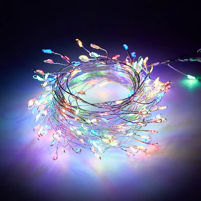 USB Power LED Firecracker String Christmas Lights