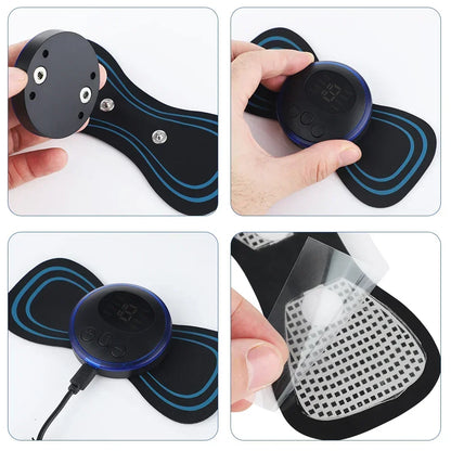 EMS Electric Neck Massager – Muscle Massage Stimulator with Low-Frequency Therapy